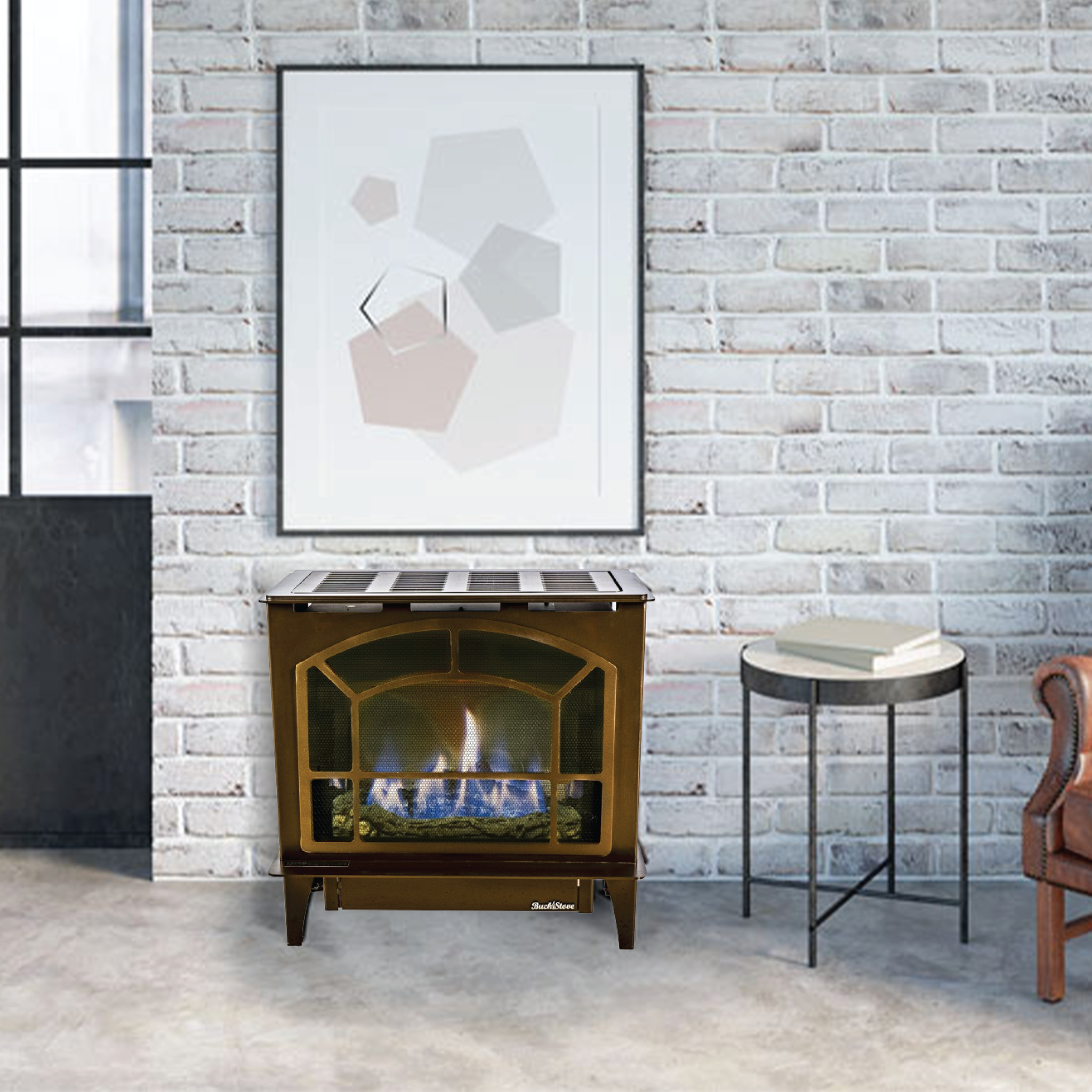 Model Townsend II Steel Series Vent-Free Gas Stove