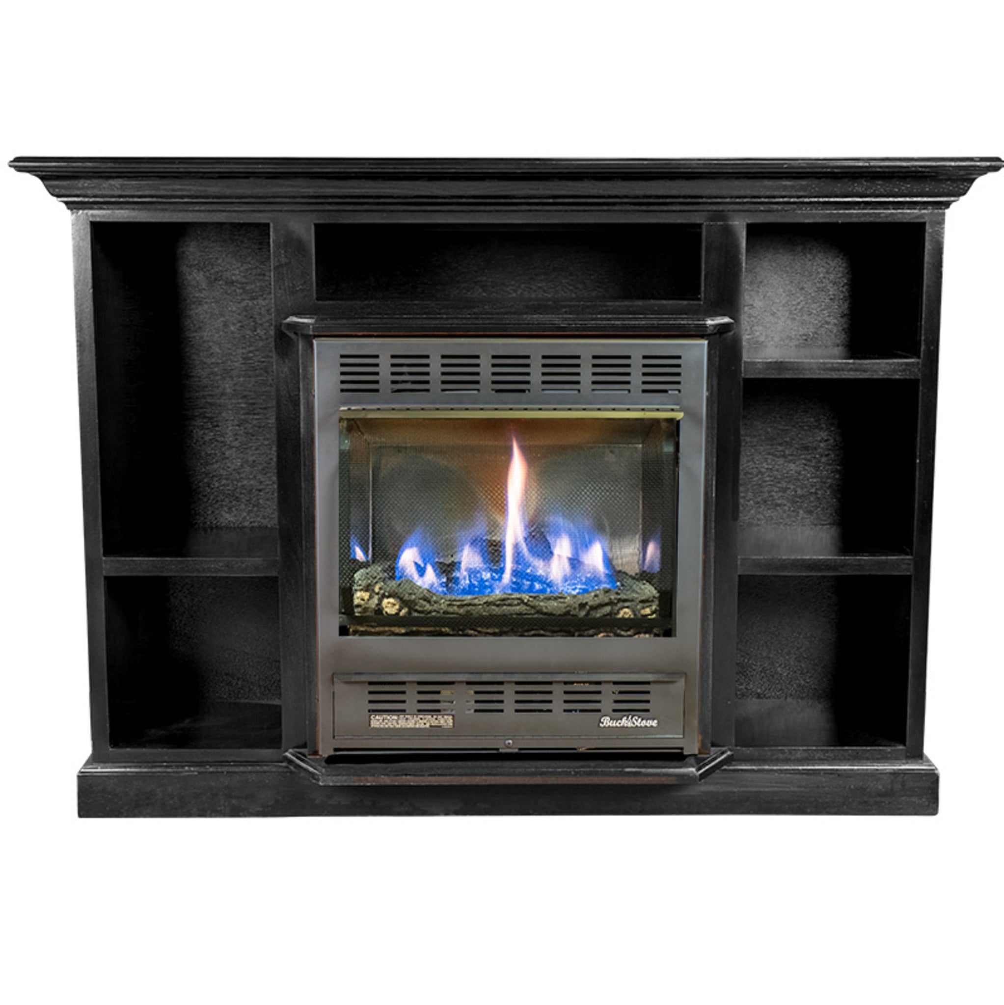 Model 1127 Vent-Free Gas Fireplace with Prestige Mantel