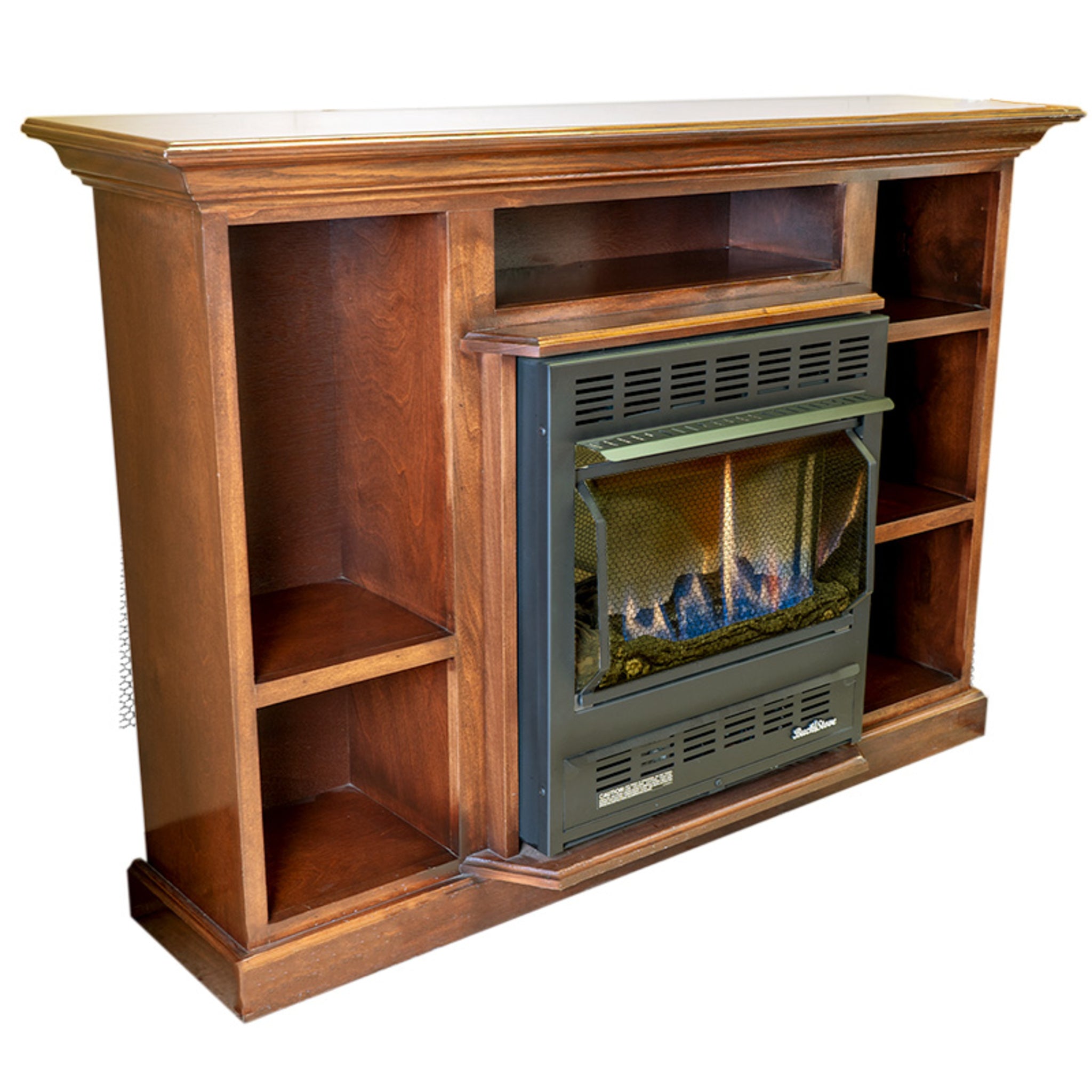 Model 1127 Vent-Free Gas Fireplace with Prestige Mantel