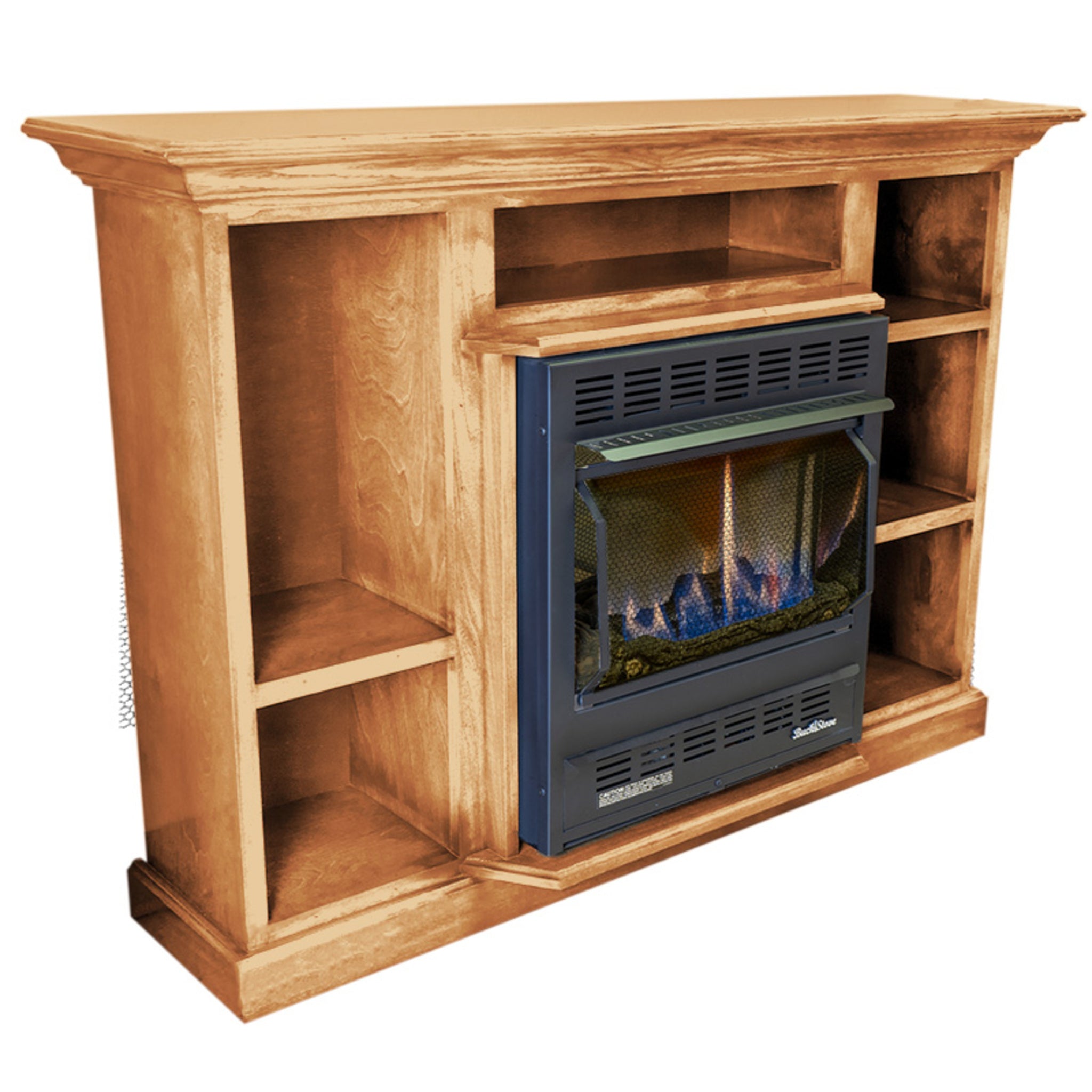 Model 1127 Vent-Free Gas Fireplace with Prestige Mantel