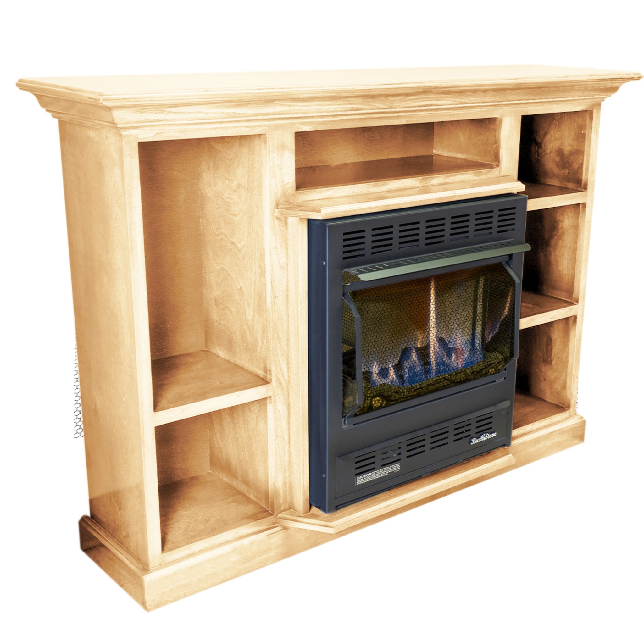 Model 1127 Vent-Free Gas Fireplace with Prestige Mantel