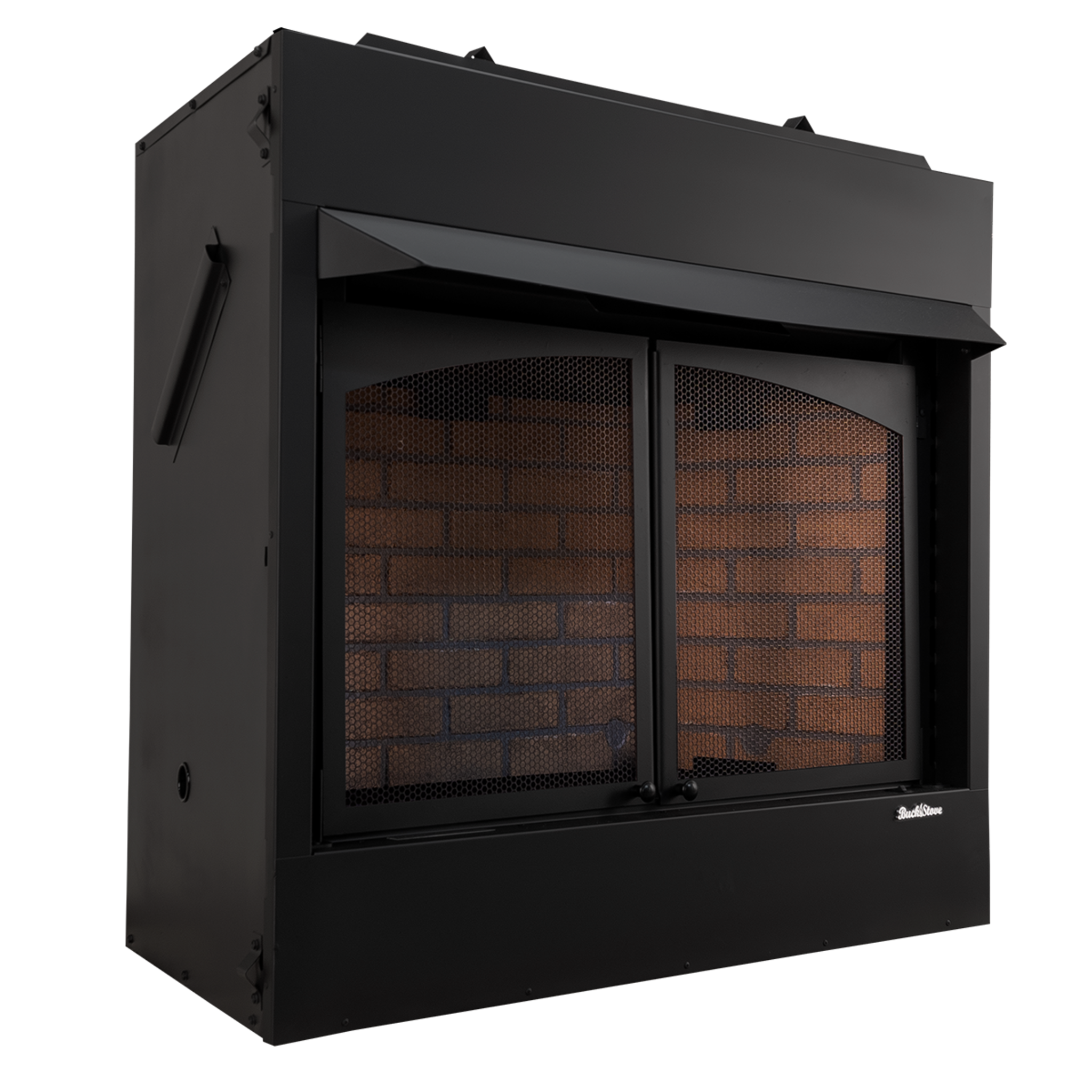 Model 36ZCBB & 42ZCBBXL Vent-Free Zero Clearance Builder Box with EmberVision 100 Oak Gas Logs