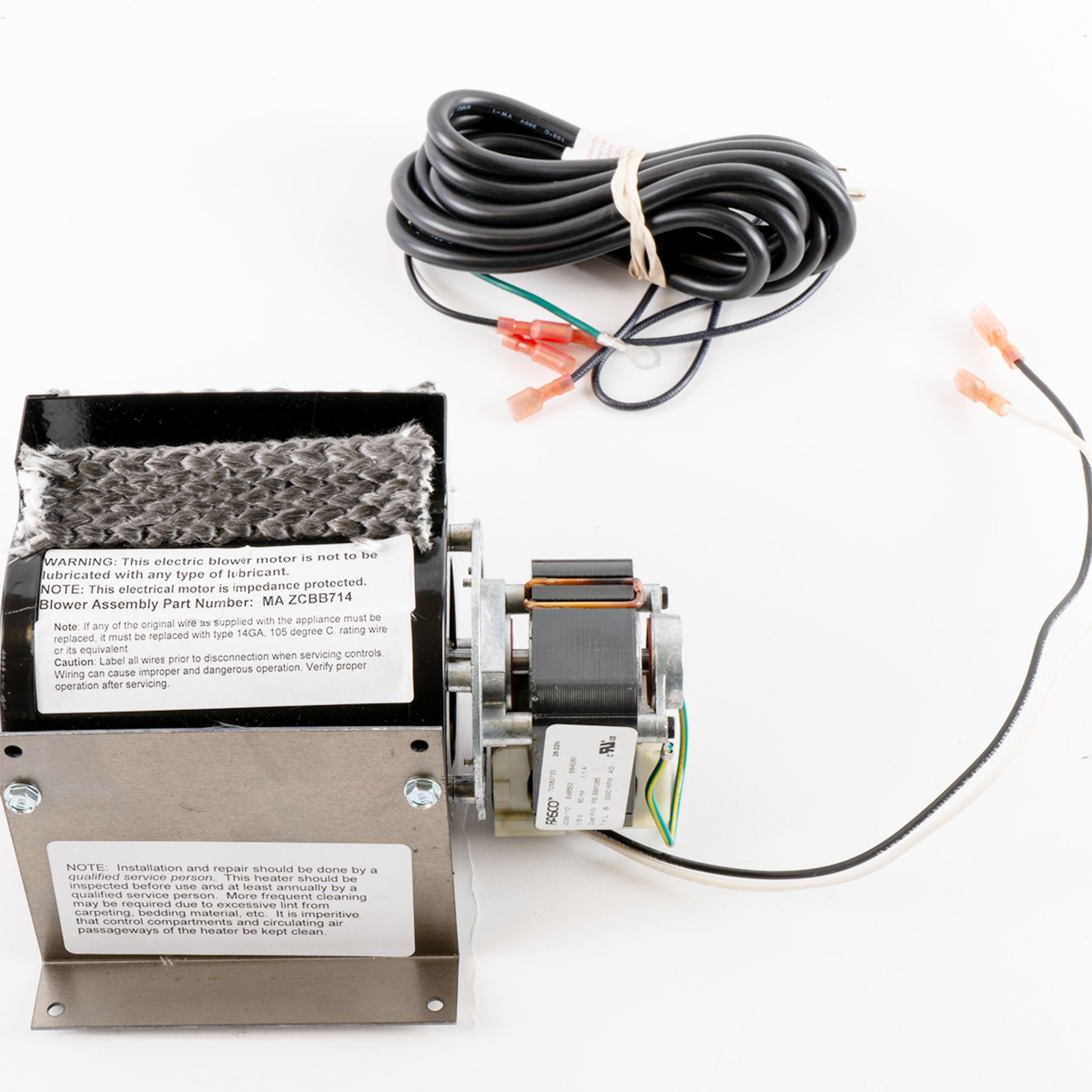 Buck Stove Blower Assembly for Model 36ZCBB & 42ZCBBXL Gas Firebox and Wood Stove