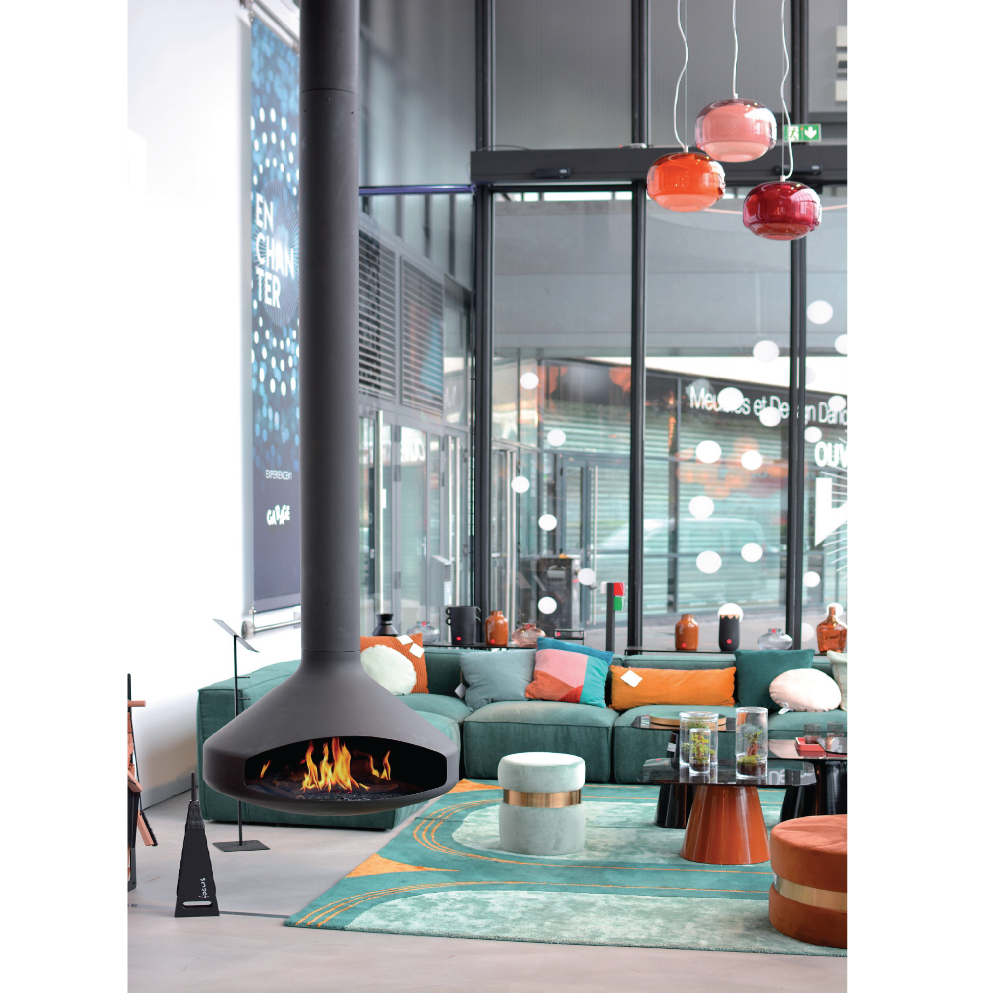 Ergofocus Holographic Electric Fireplace