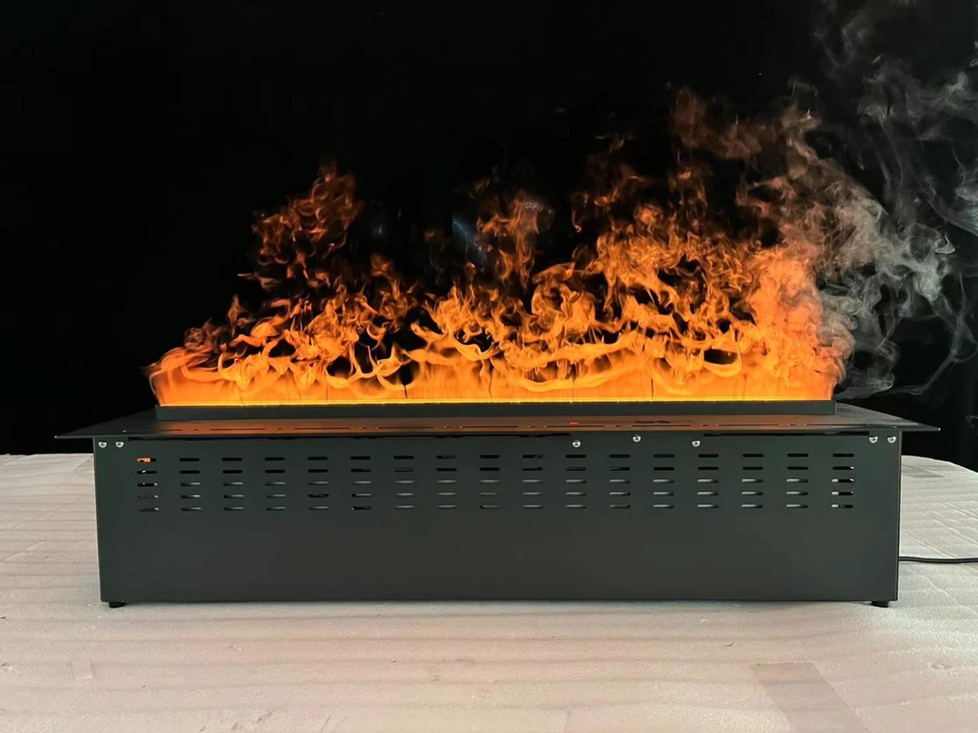 Litedeer Homes Mercury Water Vapor Smart Electric Fireplace – Modern Design with Realistic Flame Effects