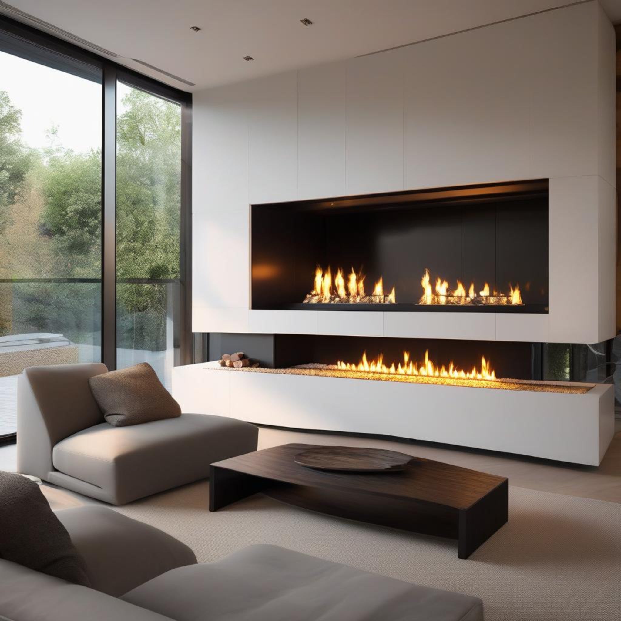 Fireplace Glory Kerot W5 Gas Fireplace