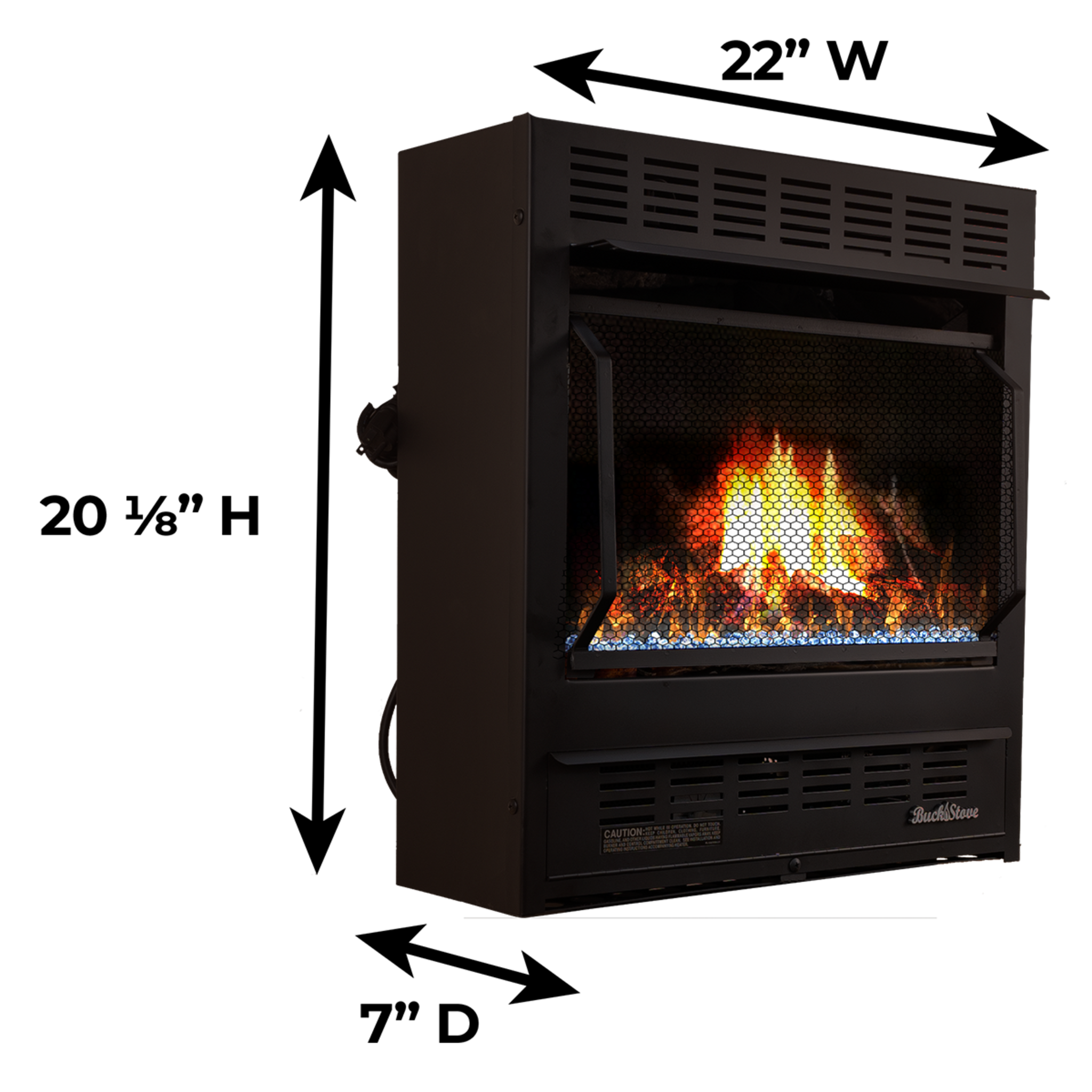 Model 1110 & 1127 Freestanding Gas Stove with Natural Gas