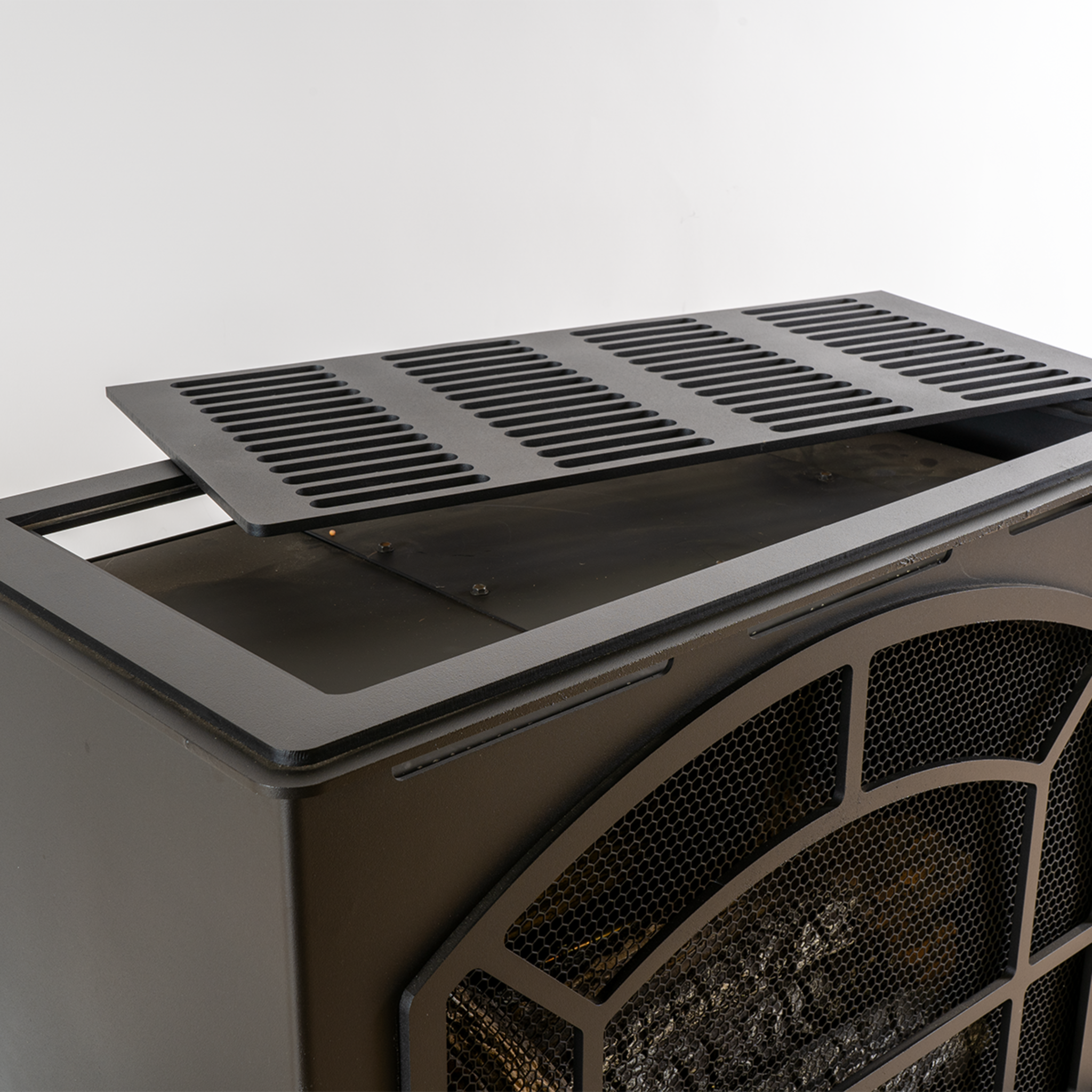 Model Townsend II Steel Series Vent-Free Natural Gas Stove in Gray